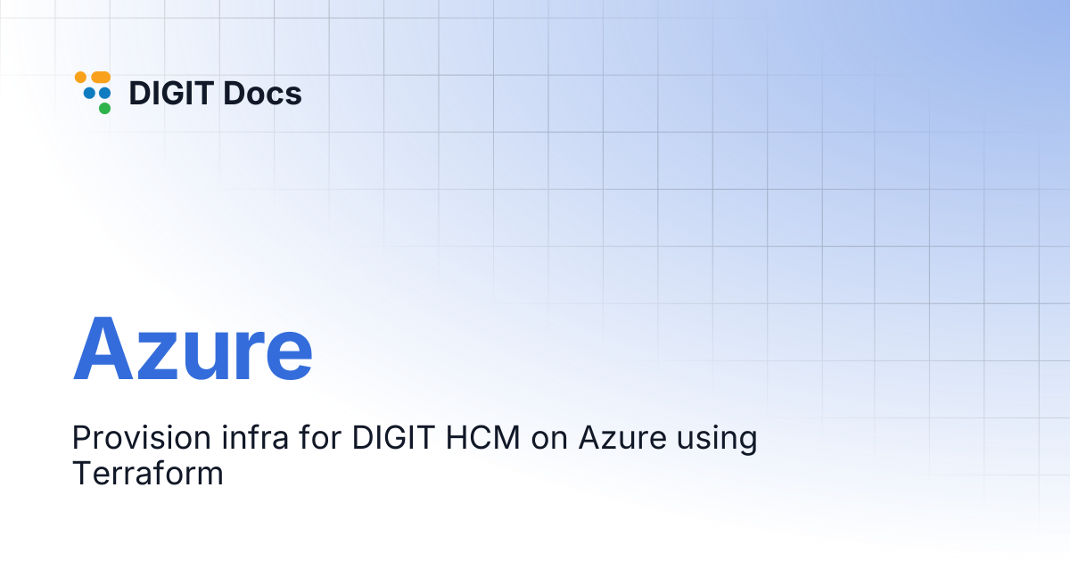 Azure | DIGIT Docs