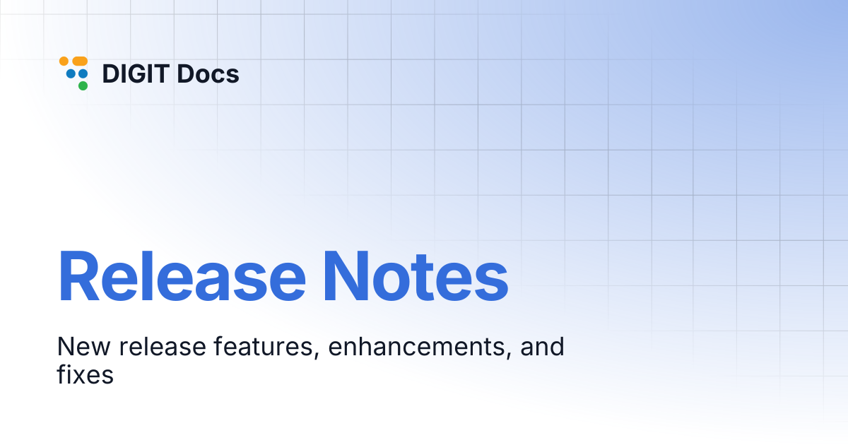 Release Notes | LG-v2.8 | DIGIT Docs