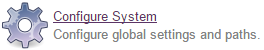 Configure System